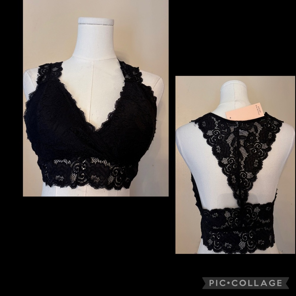 Kathy Black Lace Bralette